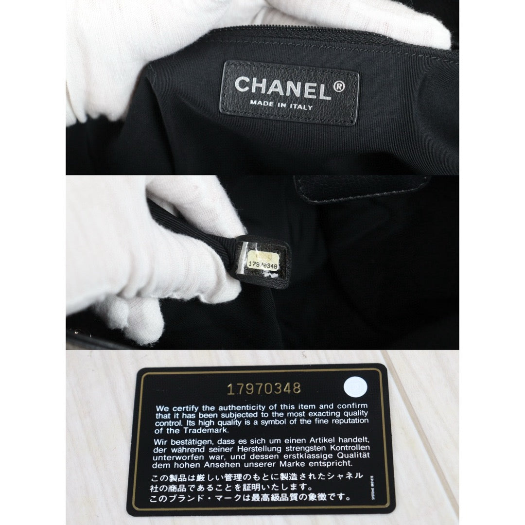 Good ( Rank AB) ｜CHANEL Calf Skin Shoulder Bag Made in 2012-2013 Year｜24090405