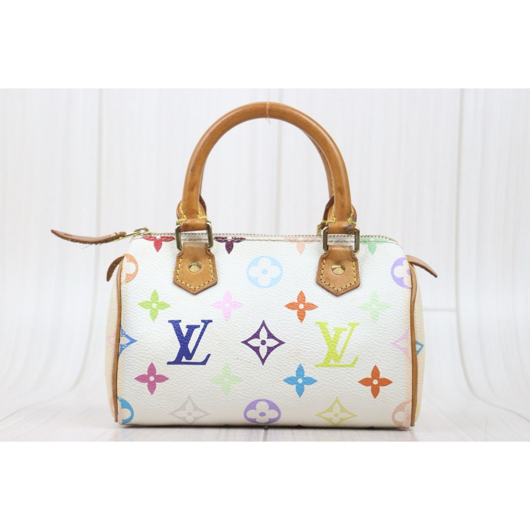 Good ( Rank AB)｜ LV Takashi Murakam Multi Monogram Mini Speedy Handbag ｜S25110421