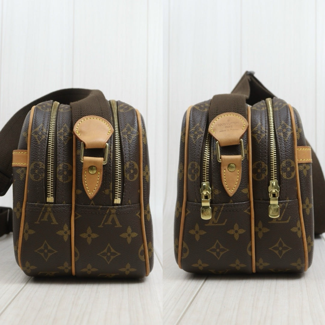 Include Entrupy Certificate of Authenticity｜Good ( Rank AB) ｜  Louis Vuitton Monogram Reporter PM Shoulder Bag｜26100503