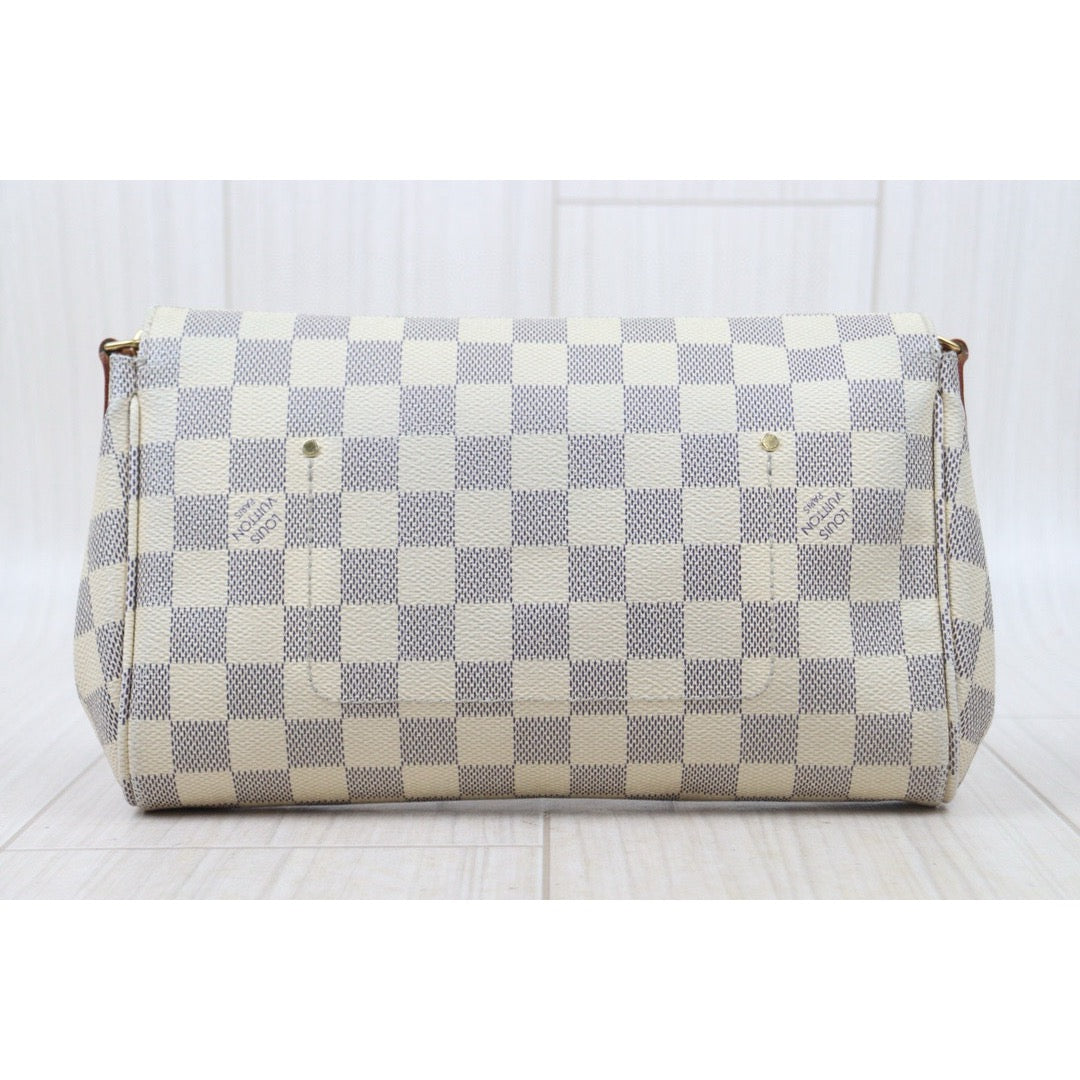 Good ( Rank AB)｜ Louis Vuitton Damier Azur Favorite MM Shoulder Bag｜S24101307