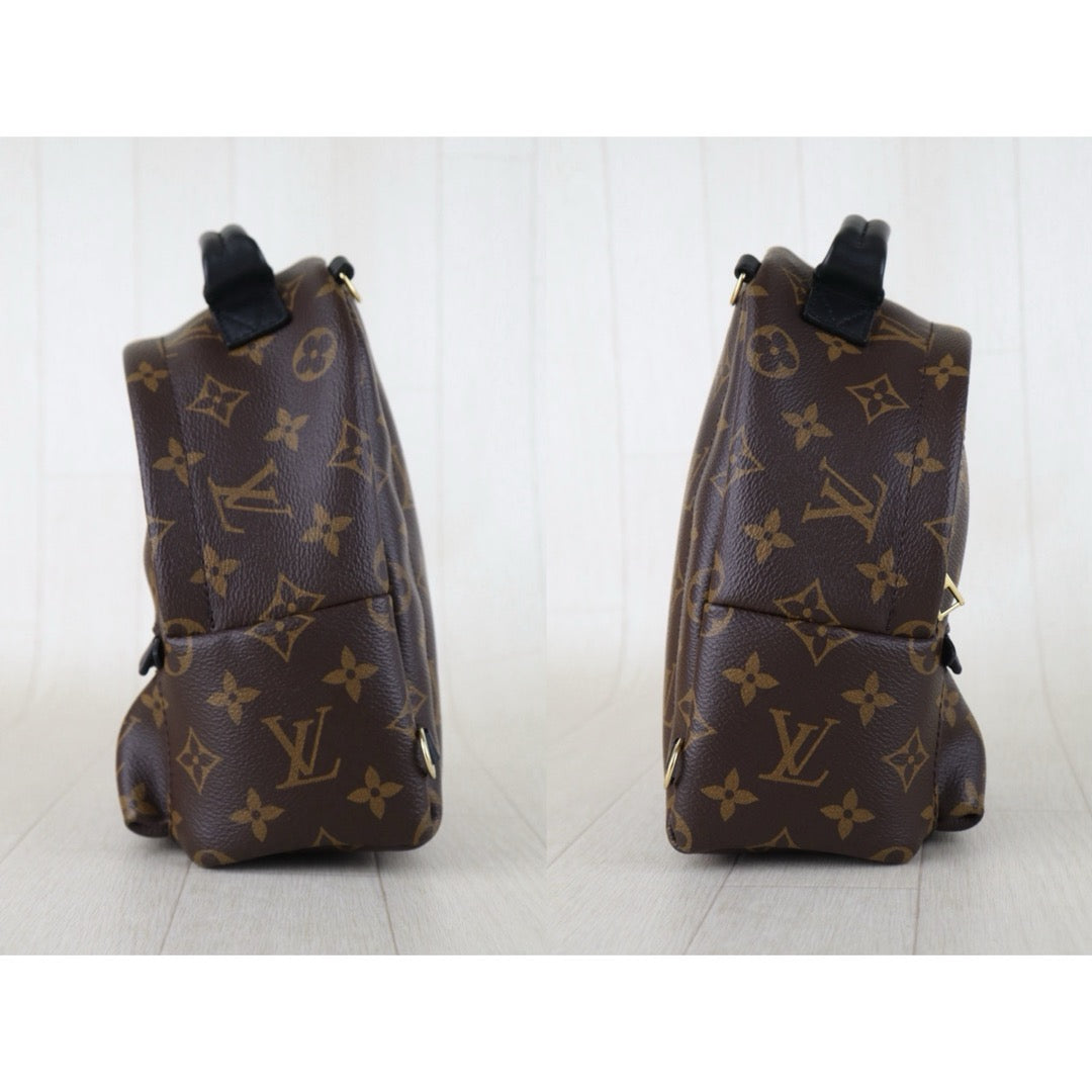 Include Entrupy Certificate of Authenticity｜Very Good ( Rank A)｜  Louis Vuitton Monogram Coated Canvas Mini Palm Springs Backpack IC Chips Model｜S26062509