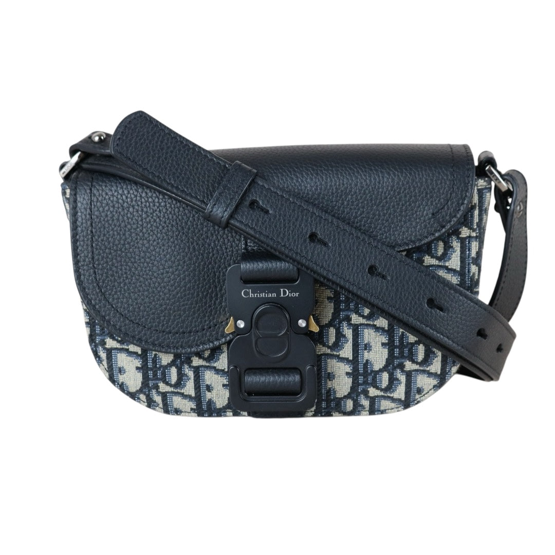 Very Good ( Rank A)｜   Dior Trotter Obilque Jacquard Mini Saddle Shoulder Bag ｜S25112904