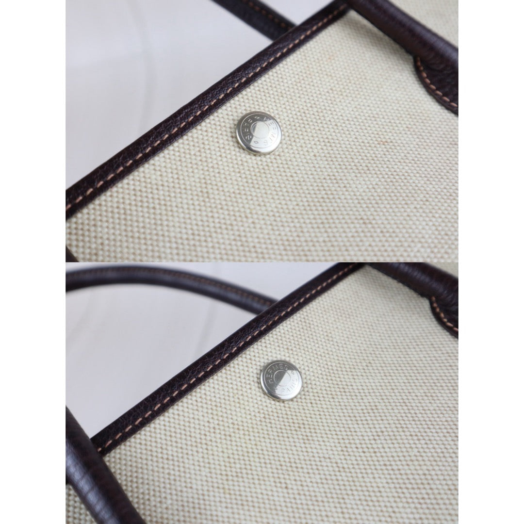 Good ( Rank AB)｜ HERMES Garden Party PM Handbag □F Stamp Made In 2002 Year｜W25070805