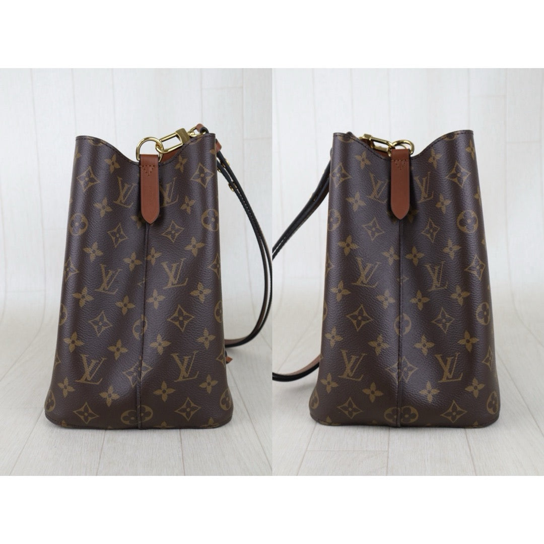 Include Entrupy Certificate of Authenticity｜Very Good ( Rank A)｜Louis Vuitton Monogram Neo Noe Shoulder Bag Brown｜S26072518