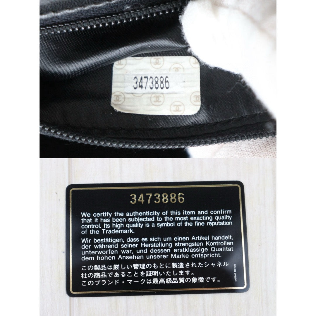 Good ( Rank AB)｜ CHANEL Matrasse Lamb Skin Single Flap Shoulder Bag Black Made In 1994-1996 Year  ｜P25041403