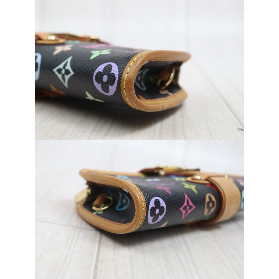 Include Entrupy Certificate of Authenticity｜Good ( Rank AB)｜  Louis Vuitton Monogram  Multicolor Shirley Clutch Hand Bag｜S26080610