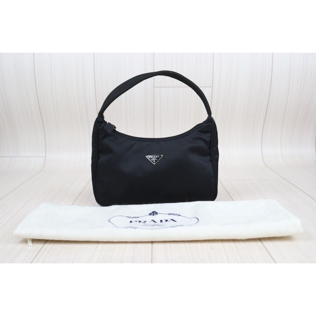 Rank A ｜ PRADA HOBO HandBag Black｜23120806