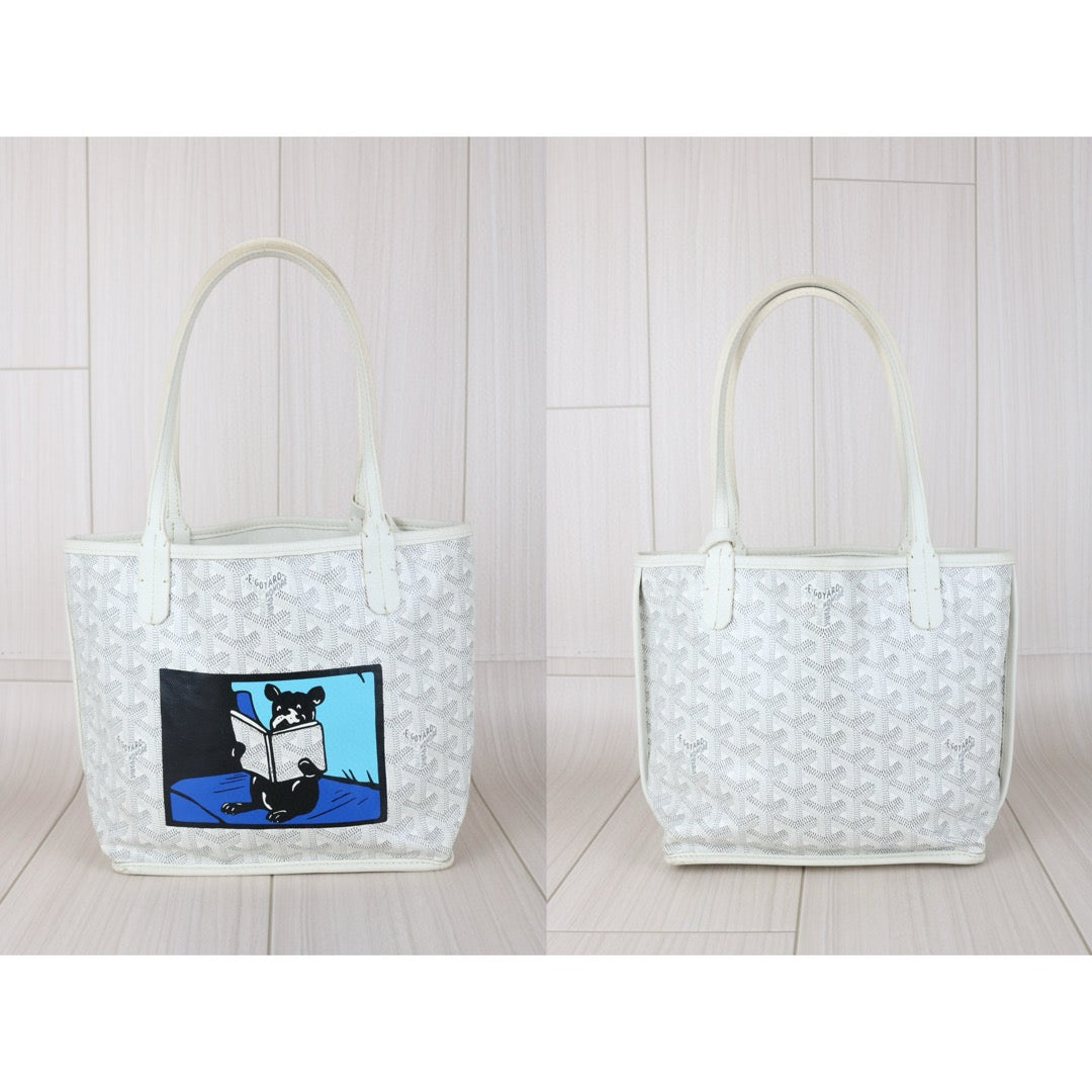 Good ( Rank AB)｜ Goyard Anyone Mini Tote Bag White｜B25032901