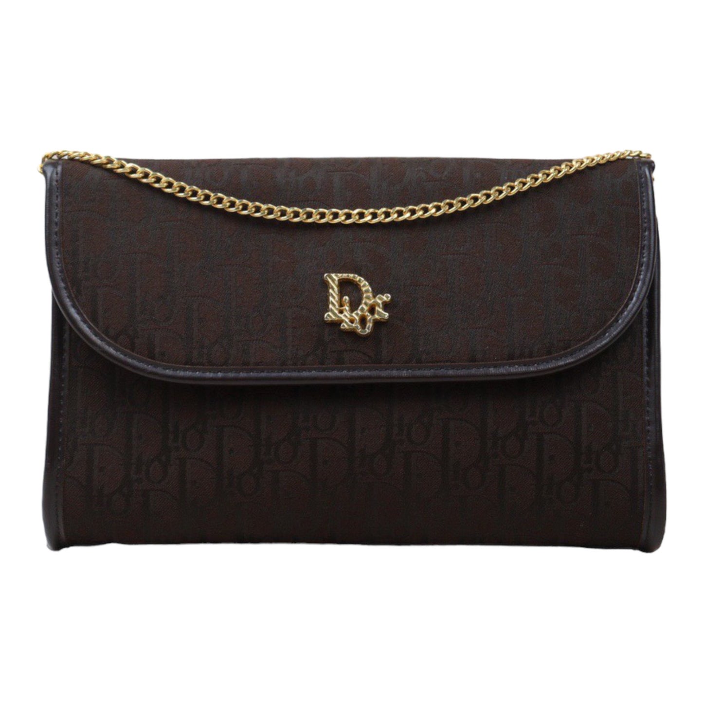 Rank A ｜ Dior Vintage Shoulder Bag Brown｜24061314