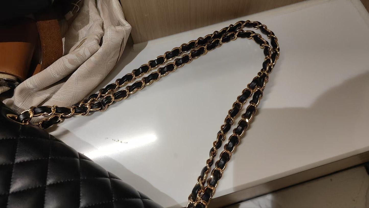 CHANEL Matrasse Double Flap 25 Shoulder Bag  Made In 2014