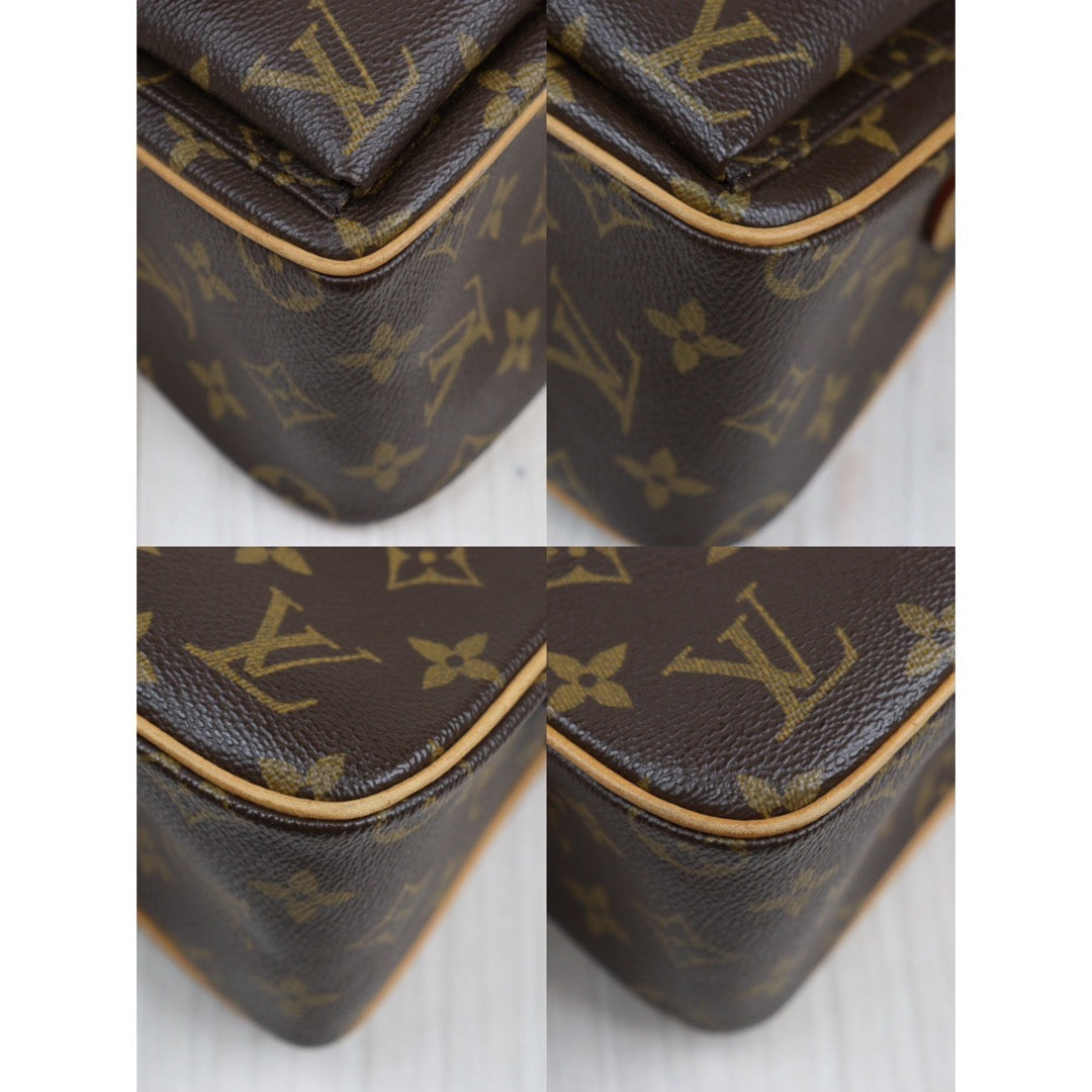 Rank AB｜LV Monogram Viva Cite PM Shoulder Bag｜24031412