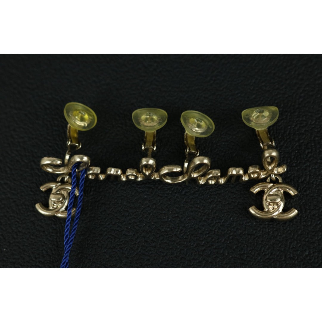 Very Good ( Rank A)｜CHANEL Vintage  Gold Plating Ear Caffs｜W25081406