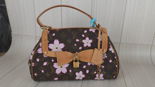LV Monogram Takashi Murakami Sakura Handbag