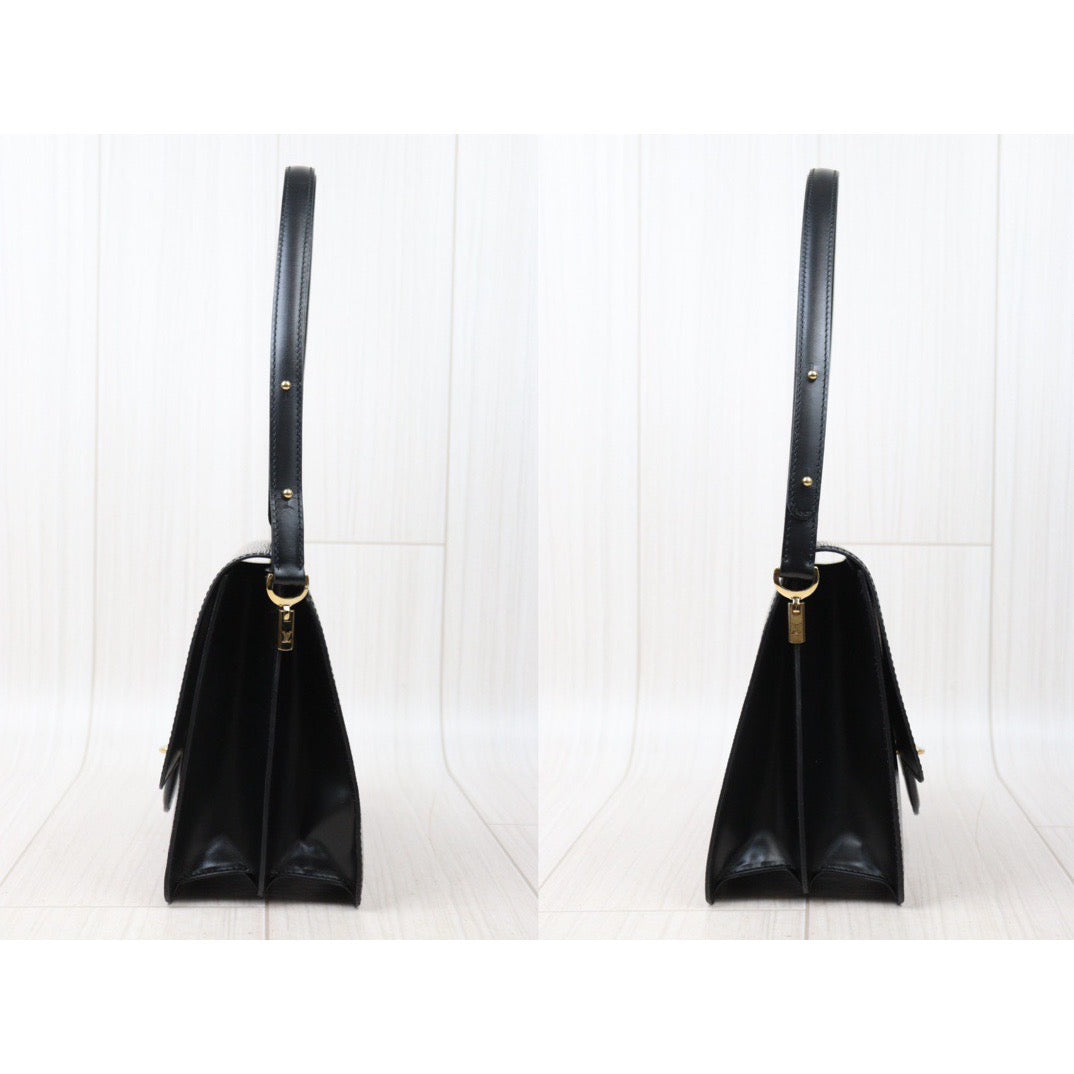 Rank AB｜ LV Epi Shoulder Bag Black｜24052321