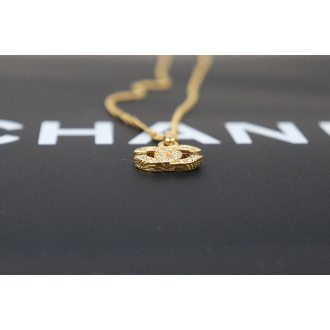 Rank AB ｜CHANEL COCO Mark Diamond Necklace  ｜24052323