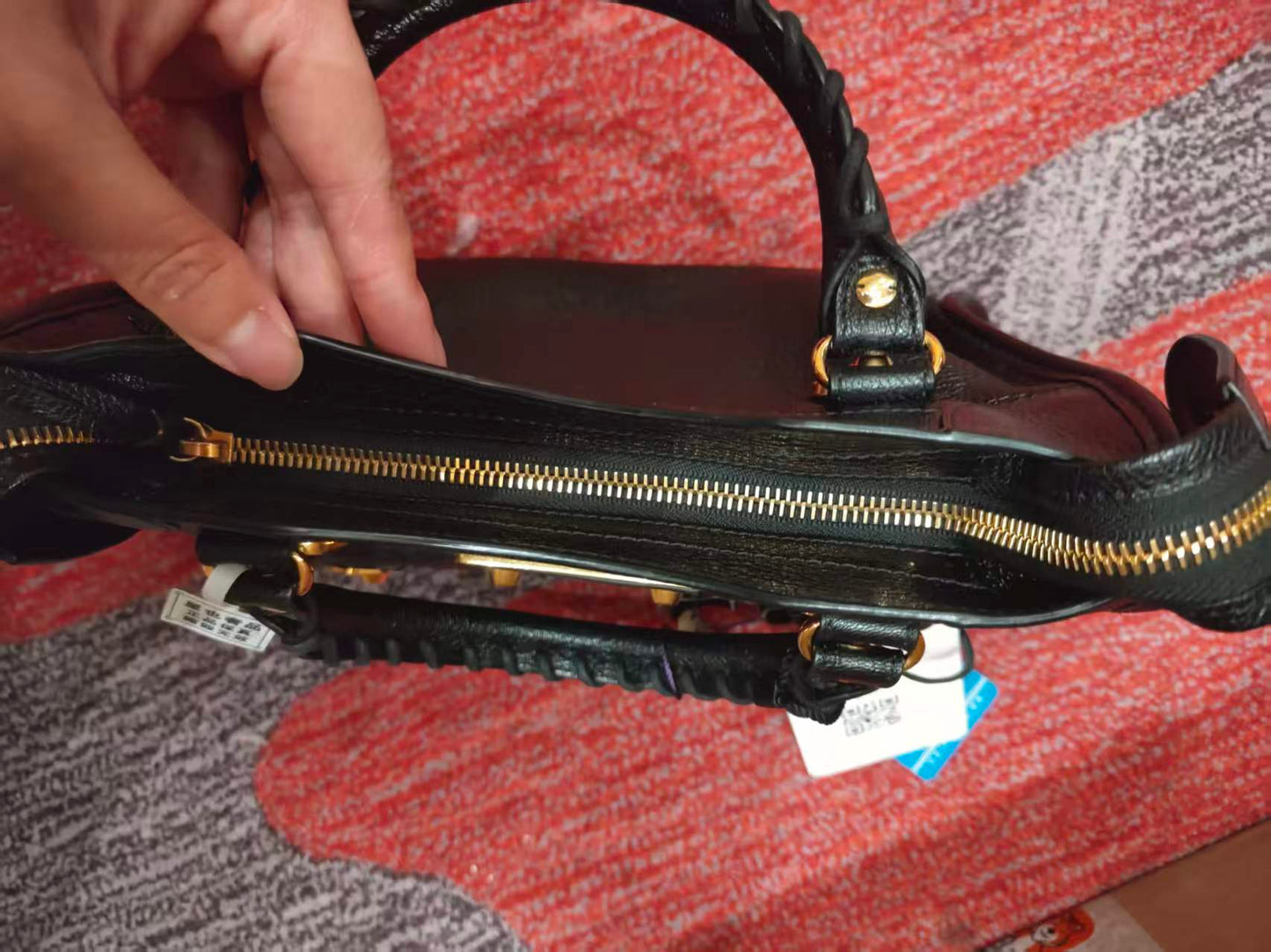 Balenciaga Le City Shoulder Bag Black