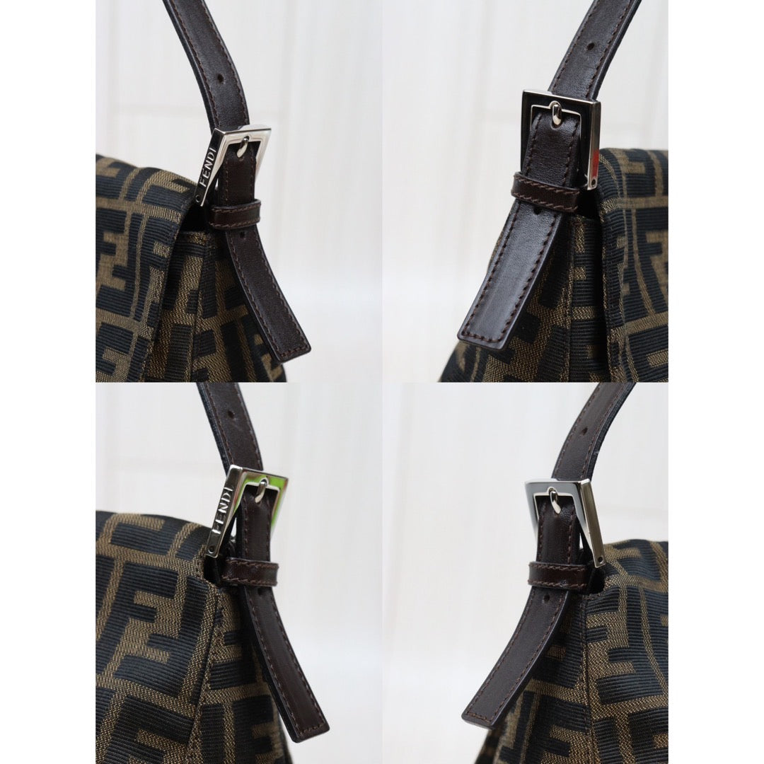 Rank A｜ FENDI Zucca Mamma Baguette Shoulder Bag ｜24042905