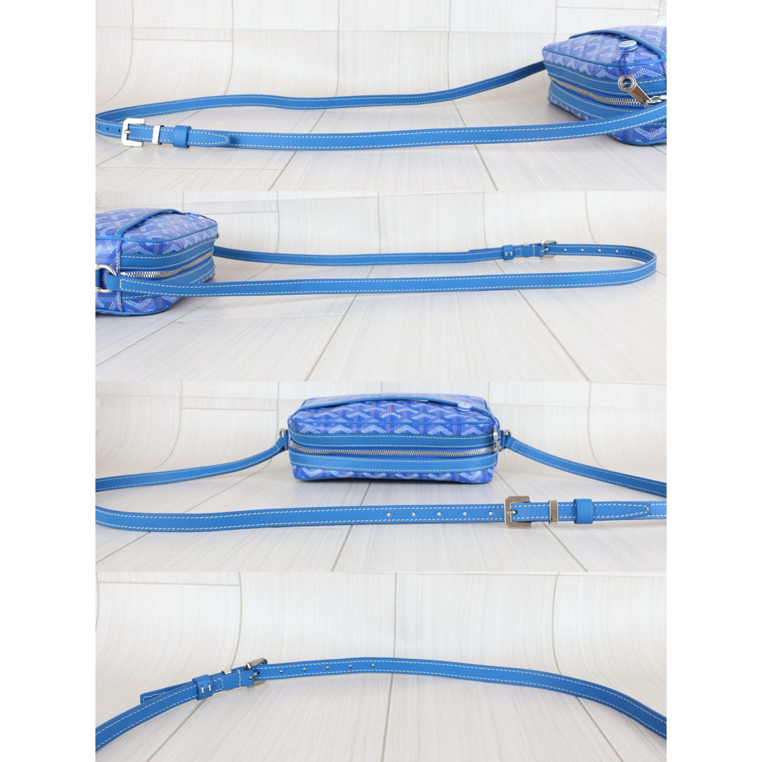 Very Good ( Rank A) ｜ Goyard Cap Vert Shoulder Bag Blue｜X25120603