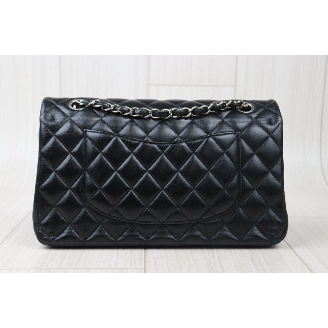 Good ( Rank AB)｜ CHANEL Matrasse Double Flap 25 Shoulder Bag Black Made In 2018Year｜S24071408