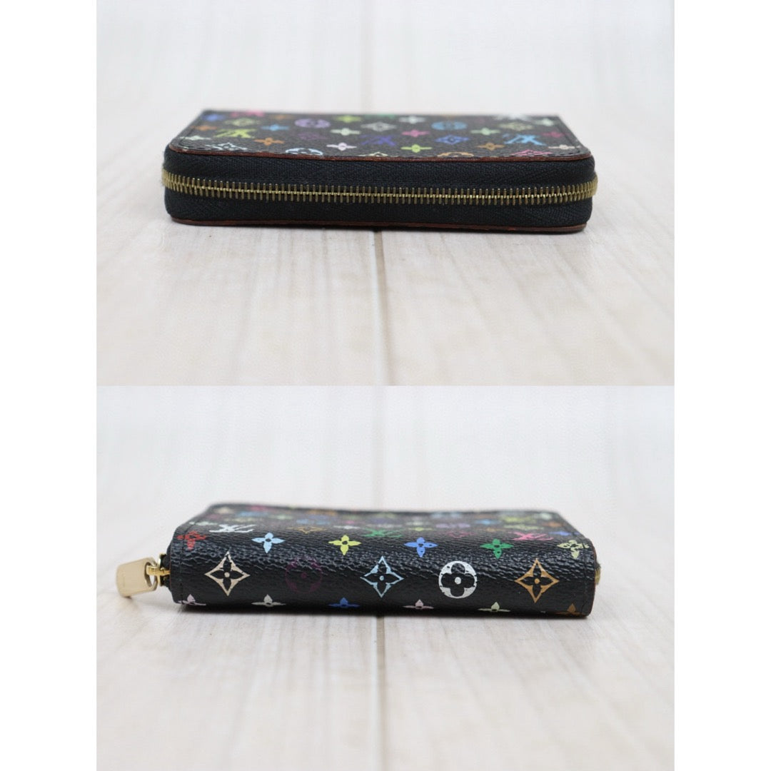 Good ( Rank AB)｜ LV Monogram Multicolor Wallet Black ｜25052213