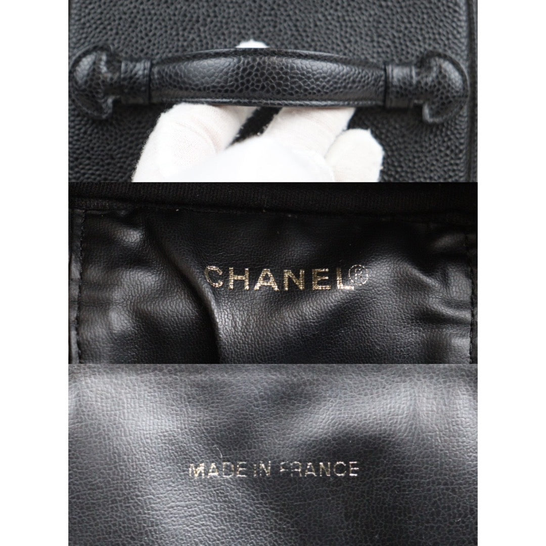 Rank A ｜ CHANEL Caviar Skin Vanity Handbag ｜23111510