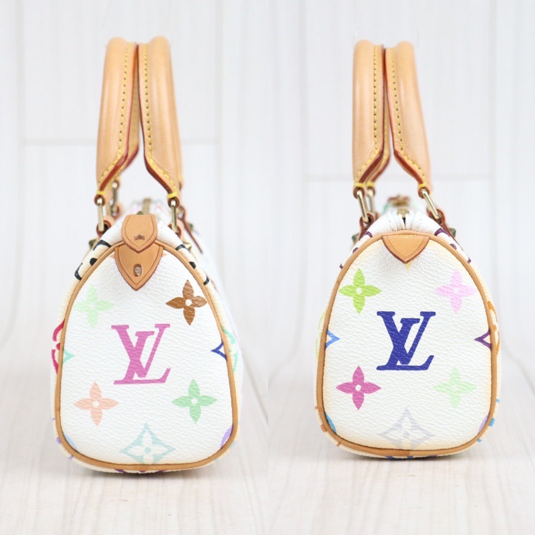 Rank A ｜ LV Multi Monogram Mini Speedy With Shoulderstrap｜23111401