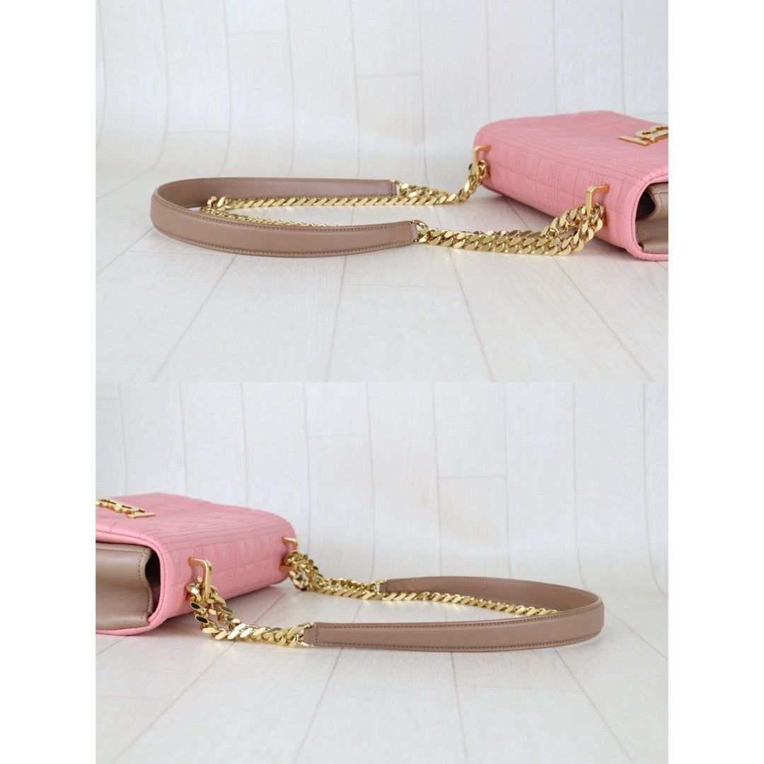 Very Good ( Rank A)｜BURBERRY Matrasse Chain Lola Shoulder Bag Pink ｜H25063011