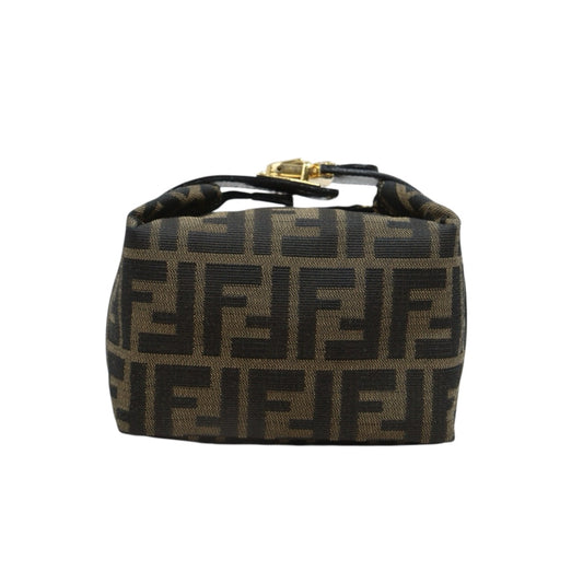 Include Entrupy Certificate of Authenticity｜Very Good ( Rank A)｜ FENDI PM Zucca Handbag ｜26090803