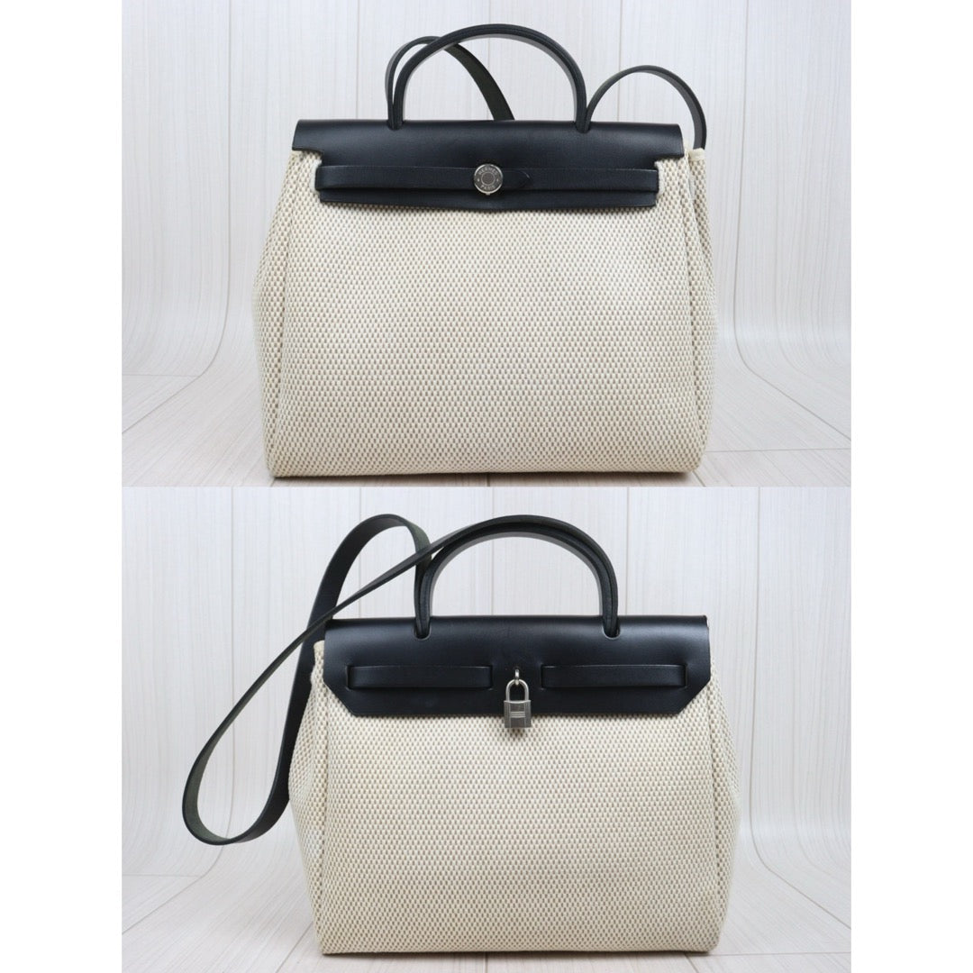 Very Good ( Rank A) ｜ HERMES Herbag PM □F Shoulder Bag  Made In 2002 Year｜25100901