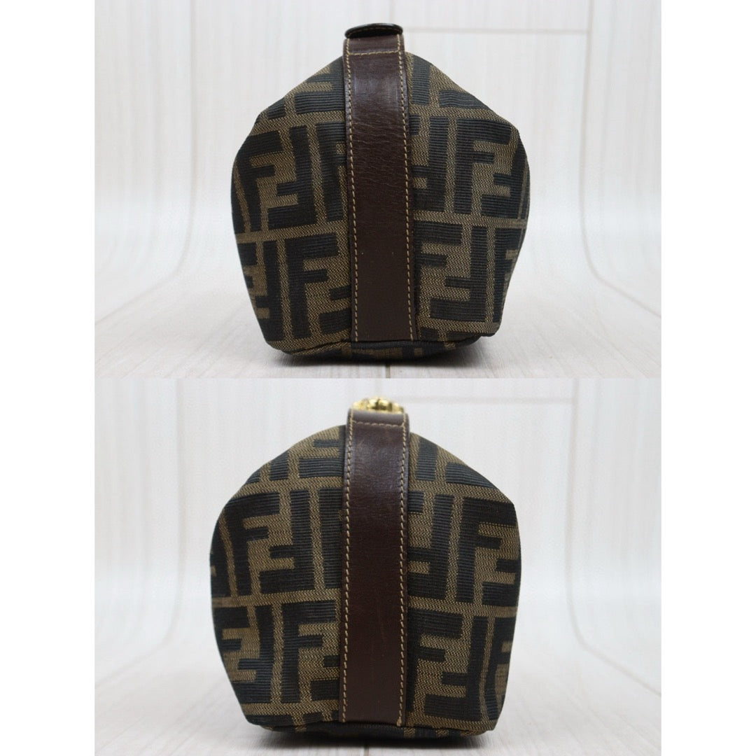 Good ( Rank AB)｜ FENDI PM Zucca Handbag ｜25052209