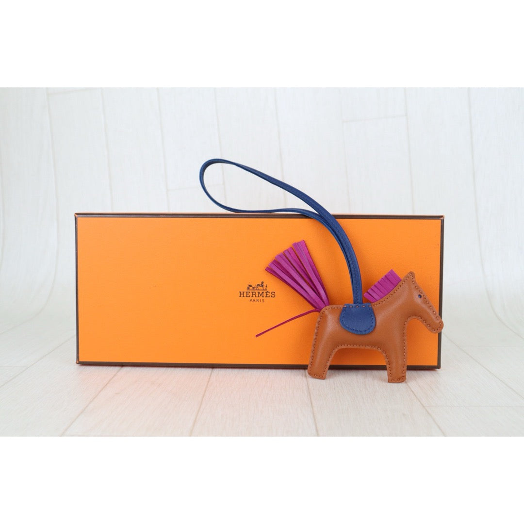 Excellent（Rank SA)｜ HERMES Rodeo PM Bag Charm Brown｜H25081805