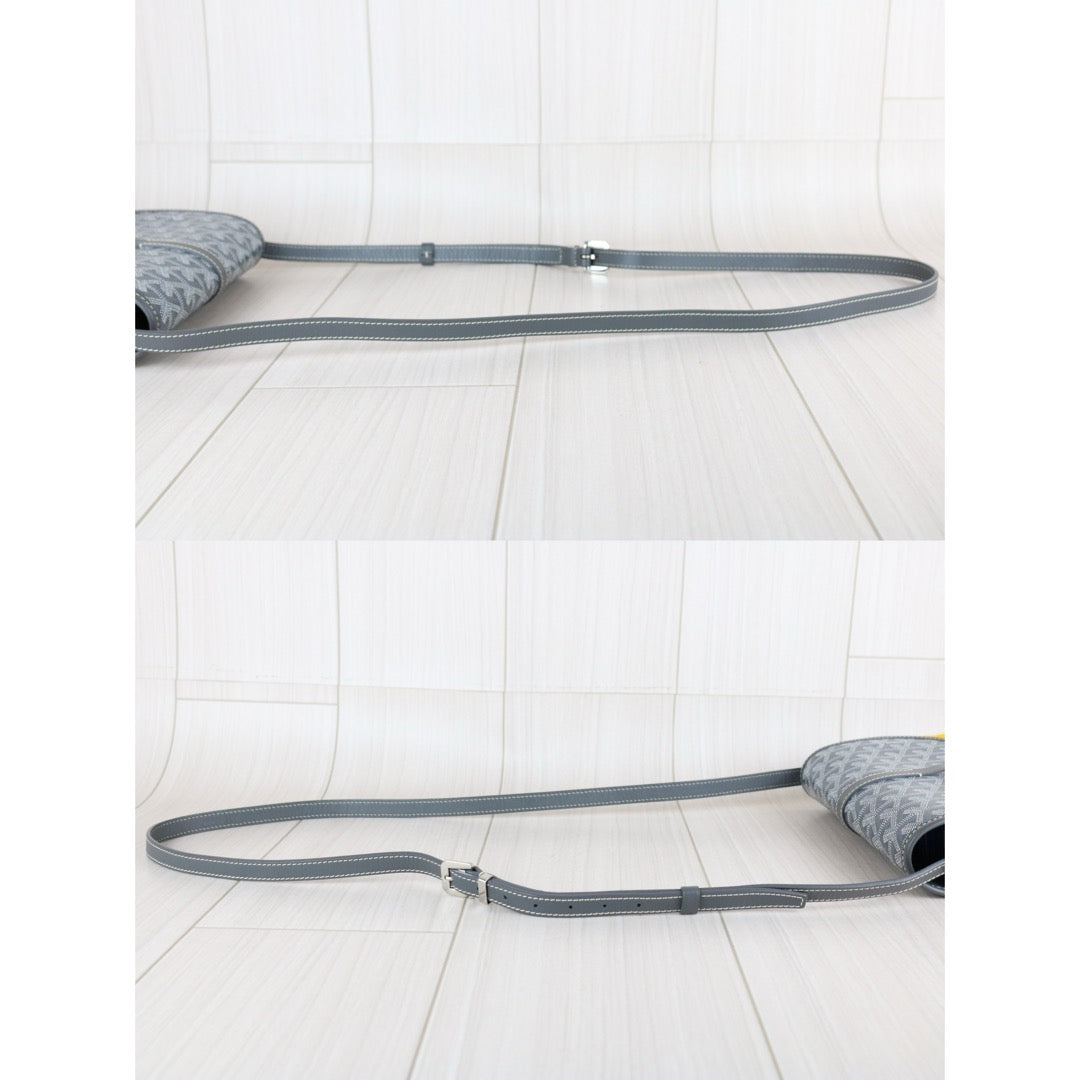 Good ( Rank AB)｜ Goyard Belvedere PM Shoulder Bag Grey｜W25081504