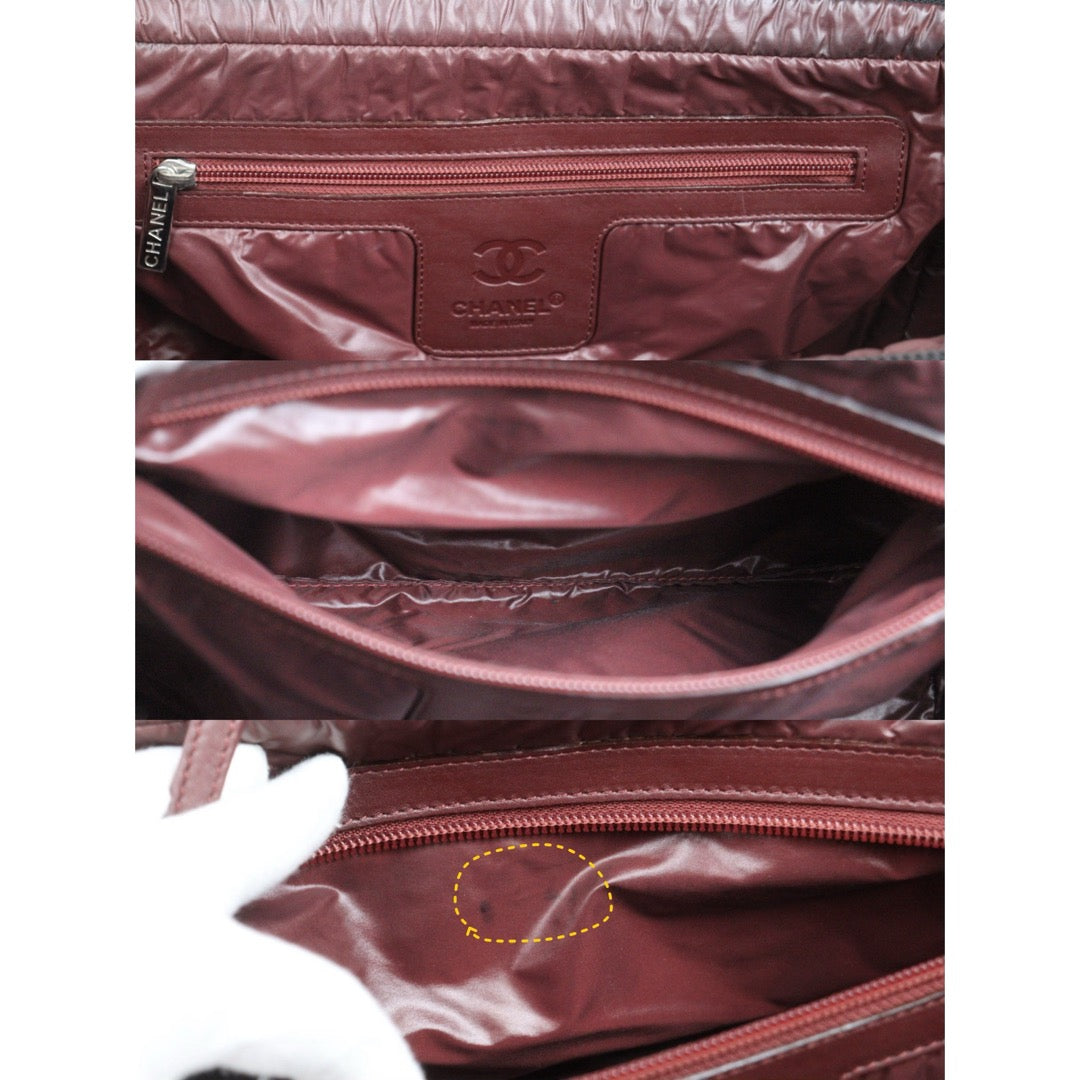 Good ( Rank AB)｜ CHANEL COCOON Down Tote Hand Bag  Black Made in 2010-2011Year ｜25102106