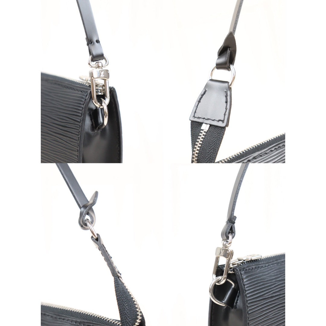 Rank SA ｜LV Epi Pochette Accessoir Handbag With Shoulder Strap Black｜24031304