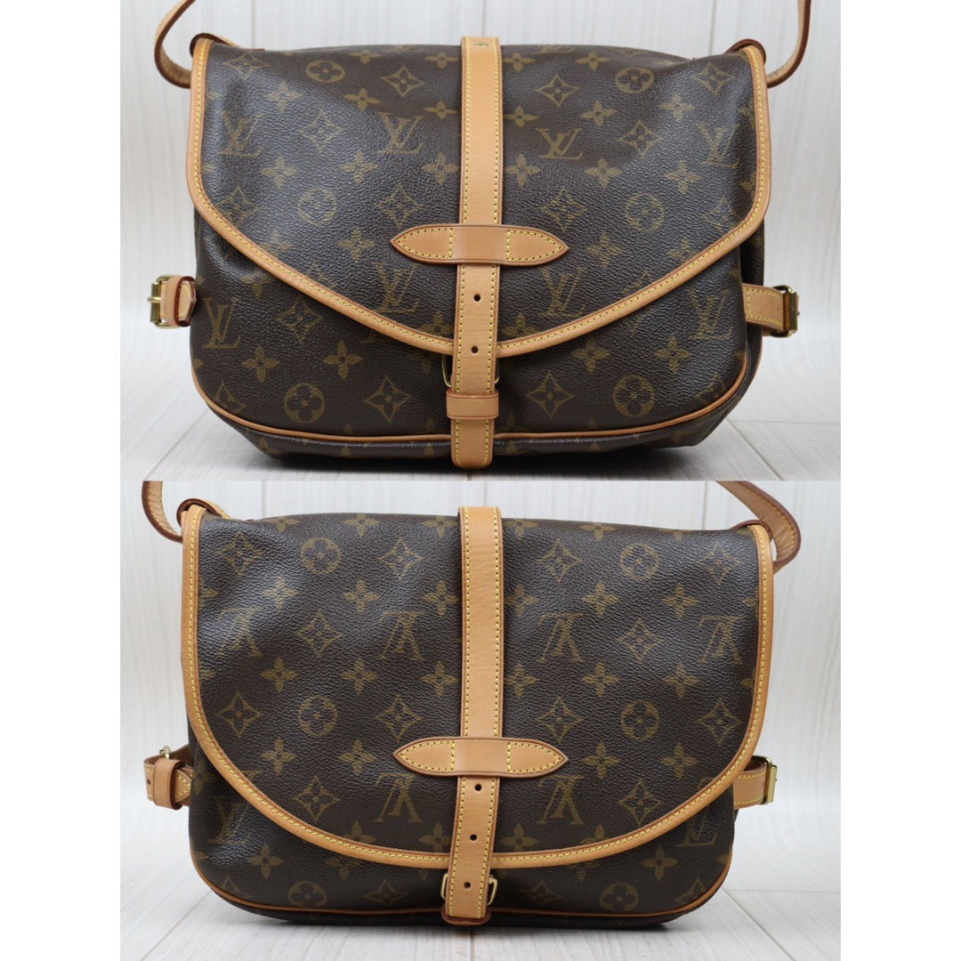 Rank A ｜ LV Monogram Saumur 30 Shoulder Bag｜24062502