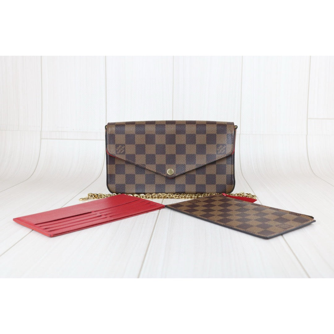 Very Good ( Rank A)｜LV Damier Pochette Felicie Shoulder Bag｜X24122202