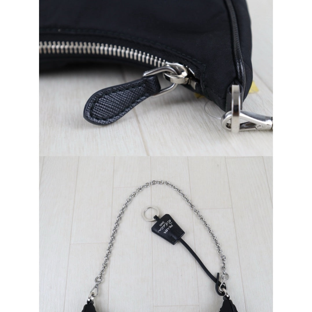 Include Entrupy Certificate of Authenticity｜Very Good ( Rank A)｜ PRADA Re-Edition 2005 Re-Nylon Shoulder Bag ｜S26050605