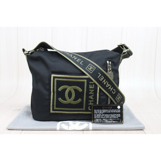 Good ( Rank AB)｜  Chanel Sports Line Canvas Camera Bag Coco Mark Shoulder bag  ｜A25091802