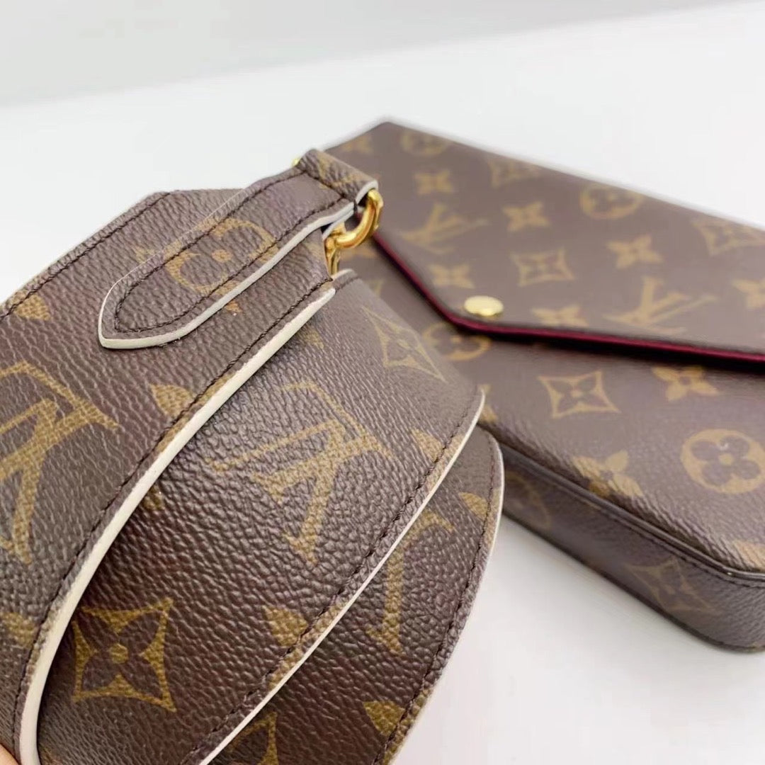 Rank A ｜ LV Monogram Pochette Felicie Shoulder Bag ｜230595