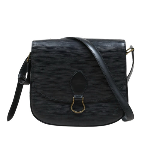 Include Entrupy Certificate of Authenticity｜Good ( Rank AB)｜Louis Vuitton Epi Saint-Cloud GM Shoulder Bag Black｜26041309