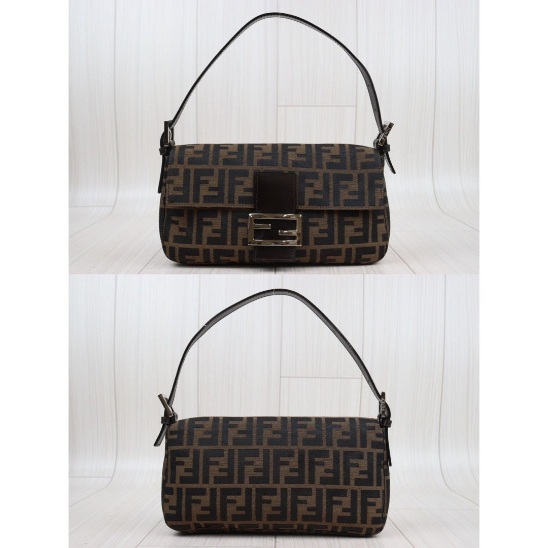 Rank A ｜ FENDI Zucca Mamma Baguette Shoulder Bag｜24030728