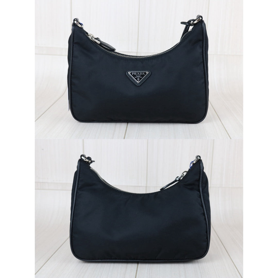 Include Entrupy Certificate of Authenticity｜Very Good ( Rank A)｜ PRADA Re-Edition 2005 Re-Nylon Hobo ｜S26062903