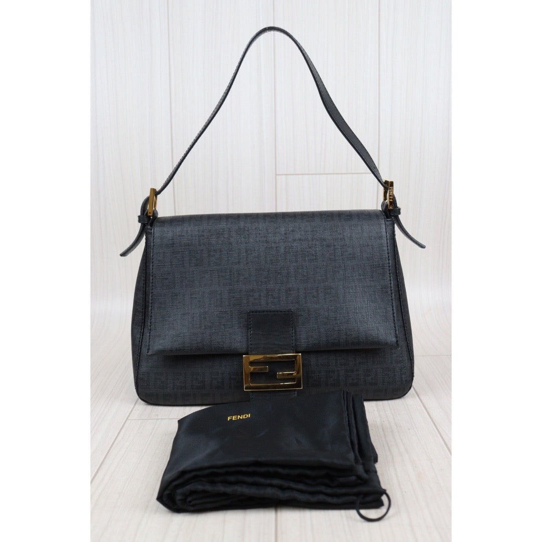 Rank A｜ FENDI Zucca Mamma Baguette Shoulder Bag ｜23121607