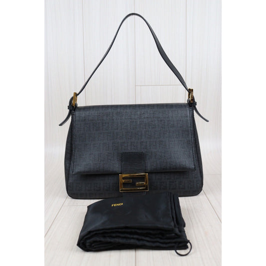 Rank A｜ FENDI Zucca Mamma Baguette Shoulder Bag ｜23121607