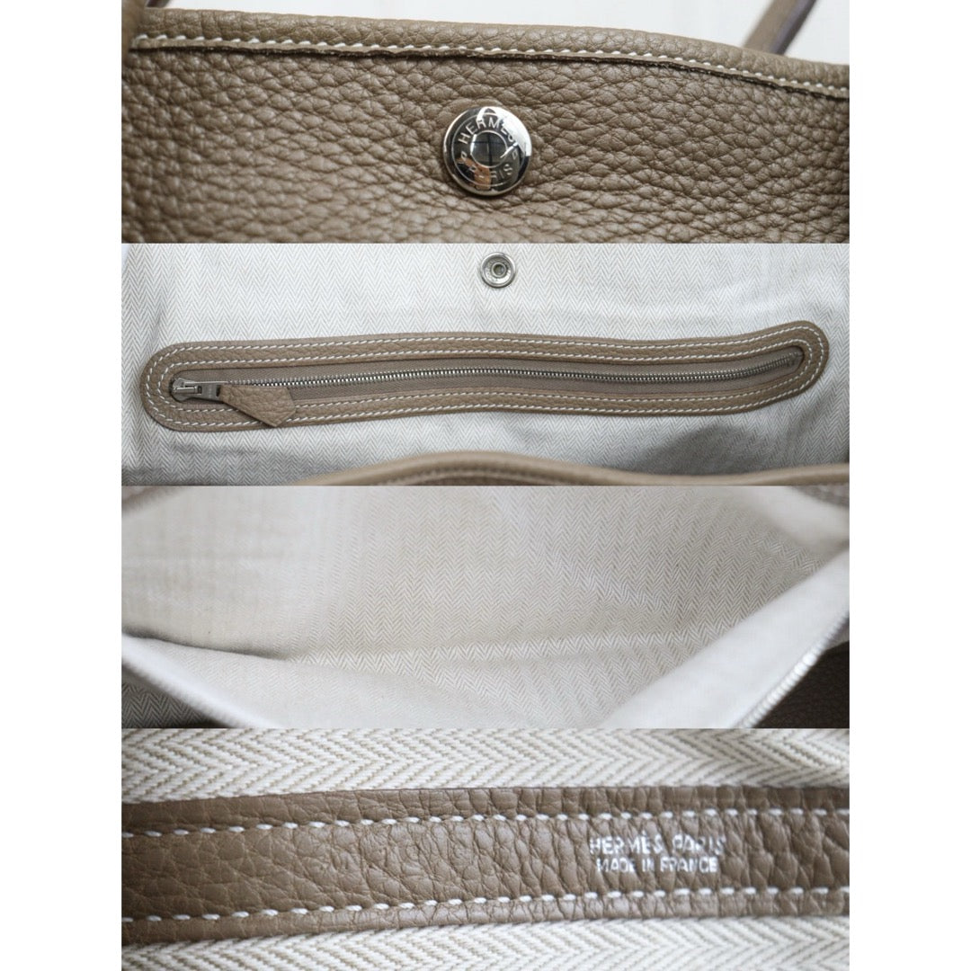 Good ( Rank AB)｜ HERMES Garden Party PM Negonda Etope Handbag □O Stamp Made in 2011 Year ｜W25121602