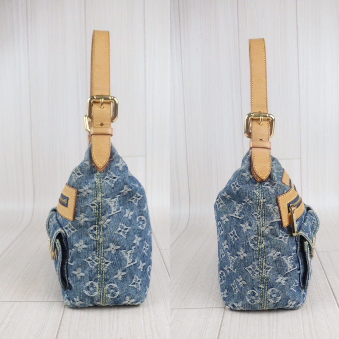 Rank AB ｜ LV Monogram Denim Buggy PM Shoulder Bag  ｜23090101