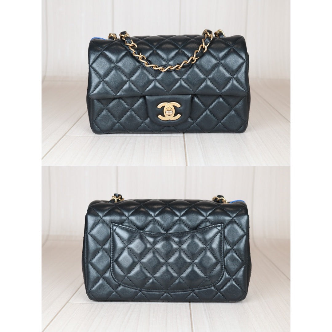 Very Good ( Rank A)｜ CHANEL Matrasse Lamb Skin Single  Flap Bag Made in 2019Year｜S24071101