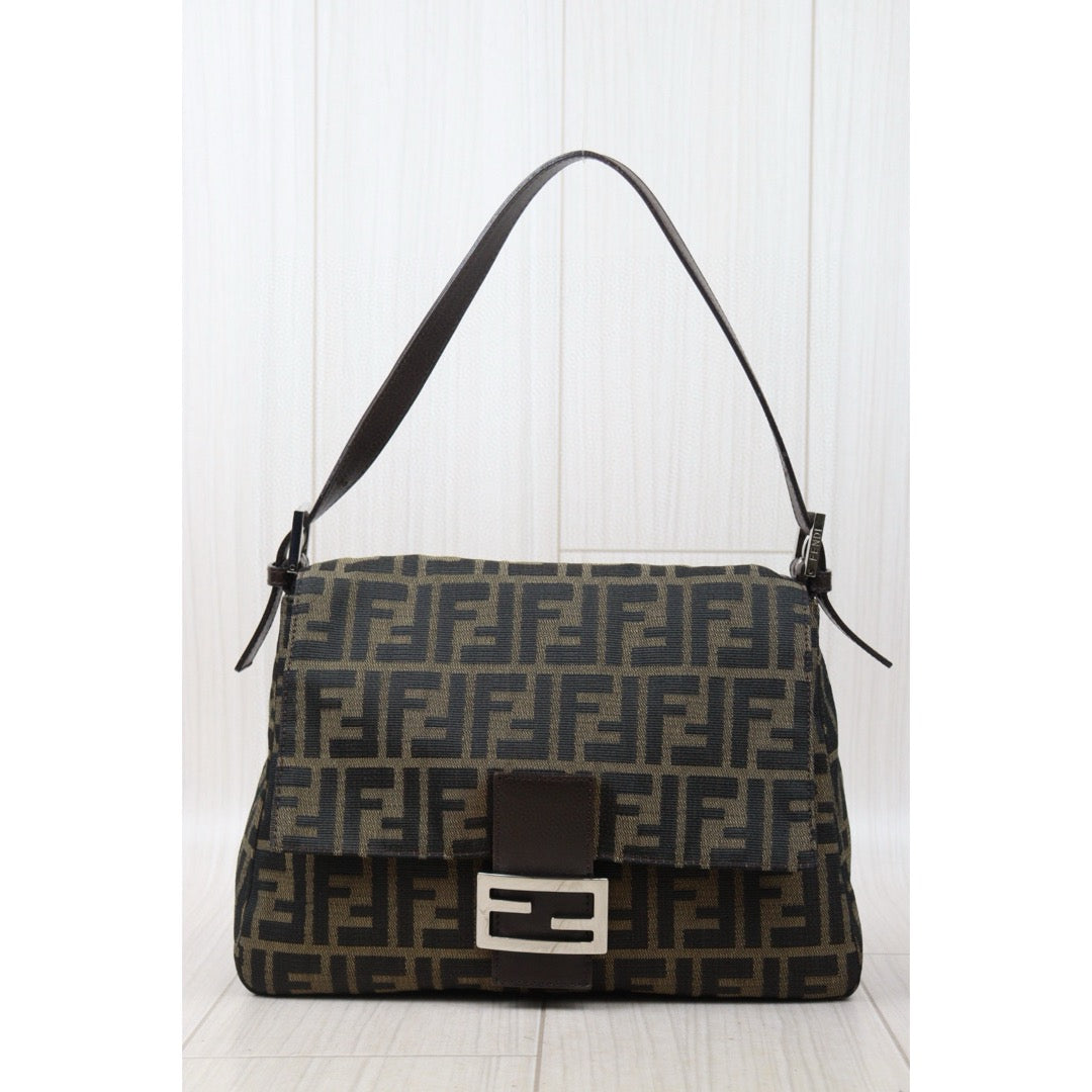 Very Good ( Rank A) ｜ FENDI Zucca Mamma Baguette Shoulder Bag ｜24110737