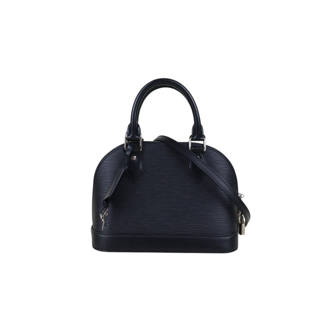 Very Good ( Rank A)｜LV Epi Alma BB HandBag Shoulder Bag Black IC Chips Model ｜S25081015