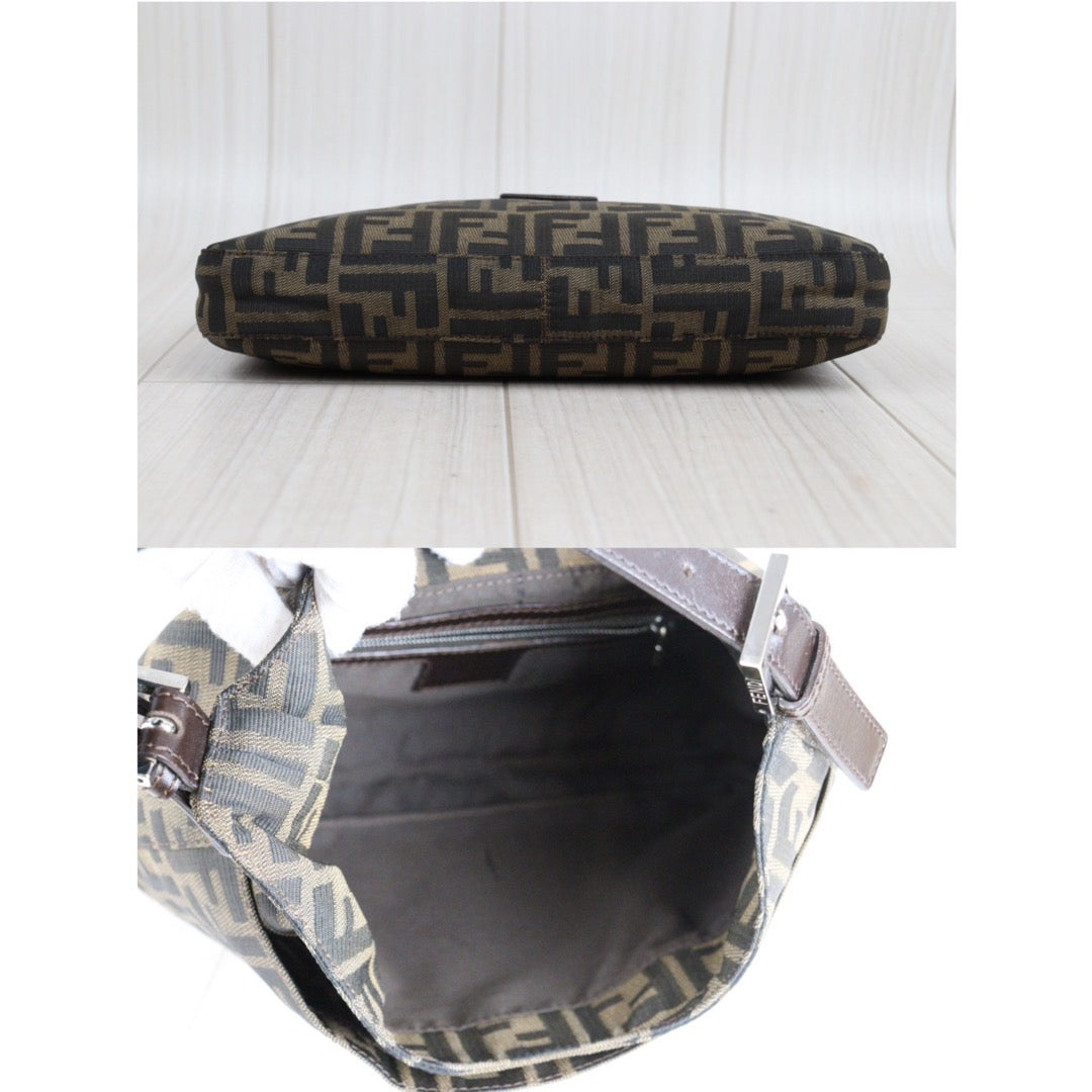 Rank AB｜ FENDI Zucca Mamma Shoulder Bag ｜23112327